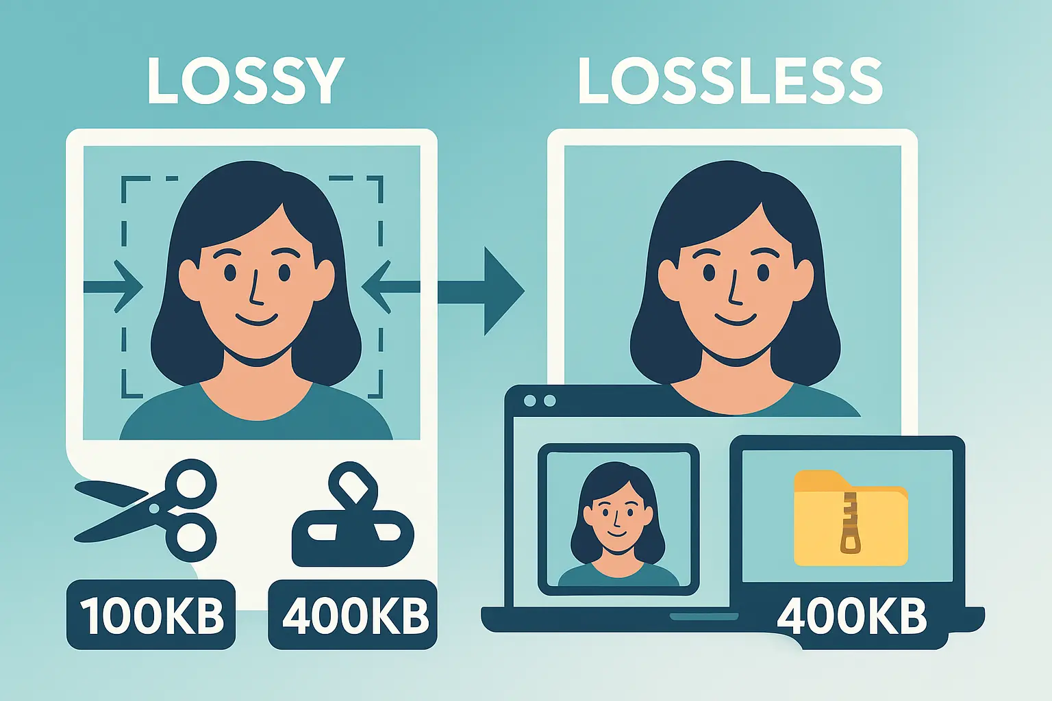 What is Lossy vs. Lossless Compression? A Simple Explainer